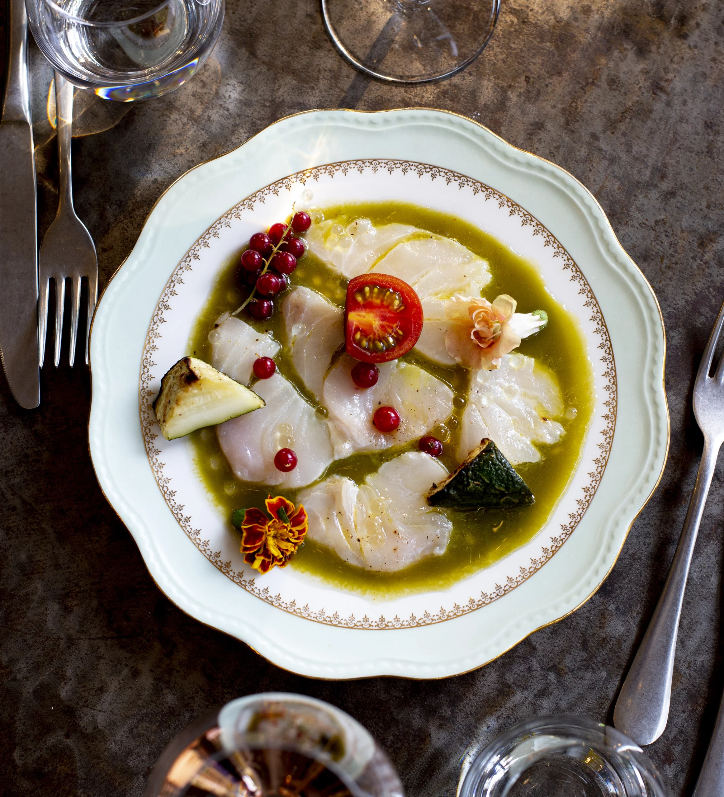 Plat au restaurant l'Assiette