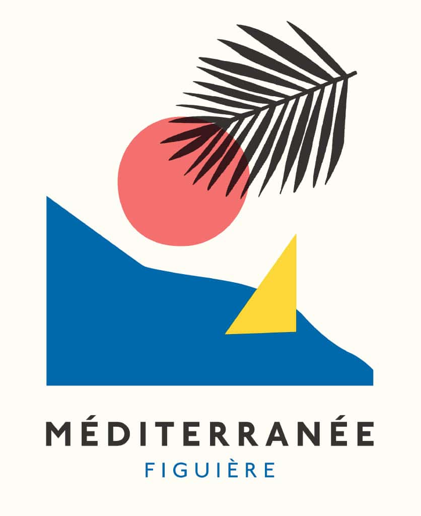 étiquette méditerranée rouge